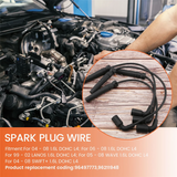 4Pcs Spark Plug Wire for Excelle 1.6 Chevrolet Aveo Cruze KALOS REZZO DAEWOO KALOS LANOS Nubira REZZO 96497773