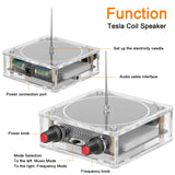 Portable Handheld Tesla Coil Speaker BT Speaker ArtificialLightning Generator Electric Arc Generator Scientific Experiment