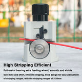 Portable Household Wire Stripper Plastics Manual Wire Stripping Tool Cable Peeling Machine for 2-20mm Cable Wire with 5