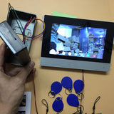 New Tuya Smart 2-wired Doorbell Wifi Video Intercom System with APP Remote IC Card Unlock 1080P 7inch Touch Screen