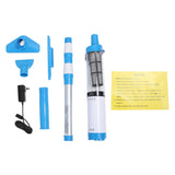3 in 1 Handheld Pool Vacuum Cordless Rechargeable IPX7 1.5h Run Time Hot Tub Vacuum Cleaner with 3 Replace Heads for Sand Debris