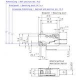 New D48X Microswitch 21A High Current 125V AC Water Heater Limit Contact Switch 8A 250V AC 3 Pin Microswitch