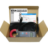ETCR High Accuracy Clamp Leakage Current Meter AC Leakage Current Inspection Peak Data Hold Storage Value Set Alarm Indication