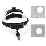 Premium Wireless Headlight Head Wear Adjustables Angle Warm / White Light Headband Surgicals LED Lamp