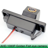 Golden-FishEye Rear View Camera For NISSAN Juke F15 QASHQAI Geniss Pathfinder X-TRAIL T31 Sunny Patrol Royale C4 C5 C-Triomphe