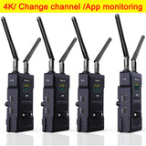 300m 4K Wireless HDMI Extender Dual Display Video Transmitter and Receiver Support Battery Switcher DSLR Camera Laptop PC To TV