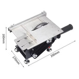 for DIY Woodworking, Model Making, PCB, Acrylic, AC 220V 4-Inch Mini Multifunctional Cutting Machine Table Saw – 45° Adjustable