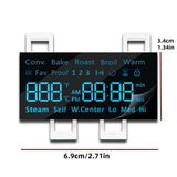 LED Display Board For Samsung Electric Range -Oven/Stove Multi-model For NE59R6631SS NE59N6630SS Fixes Blank Screen/Flickering