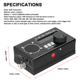 High Frequency SSB QRP Transceiver with Power and SWR Indicator SDR Transceiver USDX QRP uSDX 8 Bands SDR All Mode