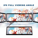 14.5 inch 2560x720 USB C Secondary LCD Monitor 3X120mm Fan CPU GPU PC Case Monitor