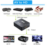 RCA AV to HDMI-compatible Converter AV/CVSB L/R Video Box HD 1080P 1920*1080 Support NTSC PAL Output AV To HDMI-compatible