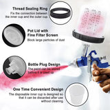 Paint Mixing Cup System 20 Ounce 600Ml Kit Disposable HVLP Paint Spraypaintgun 20 Ounce Kit Paint Spraygun Refill