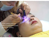 Pinky Leem 2025 LED Light UV Eyelash Extension Tweezers Plastic Glue Light for Eyelash