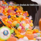 2025 New 6Pcs Halloween Trick or Treating Black Witch Cauldron Candy Bowl Party Supplies