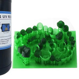 HH Lab High Precision Ash-free Green Color Lab Casting Resin 3D Printing Resins for LCD DLP Printer 500g 1000g