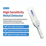 Metal Detector REPESM9 for School, Factory, Jewelry - High Sensitivity Scanner Detects Small Metal Like a Staple
