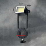 Microscope LED Adjustable Side Light Source – Dimmable 60LED Square Illumination Lamp for Stereo Industrial Microscope