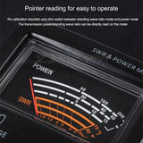 Power SWR Meter RS-40 Standing Wave Meter RS40 140/430mHz 200W UV-Band Dual-Segment SWR Meter for Walkie Talkie