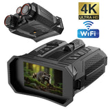 DV99 4K UHD 48MP WIFI Digital Telescope Camera Infrared Night Vision Binoculars with Rangefinder Compass Altitude Strobe Light