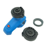 Grinding rig lion head grinding rig brown corundum grinding wheel black plastic drill bit hole positioning plate