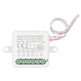 Zigbee Mini Smart Switch Relay Module Support 2 Way Control Switch for Smart Home Automation, Works with Alexa Google Home