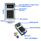 New 9 inch WIFI Video Doorbell Tuya Intercom System Waterproof Outdoor 1080P Door Phone Camera With ID Card Password APP Unlock