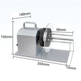 V5pro Electric Label Rewinder Adjustable Speed Synchronized Tension Control for Barcode Labels