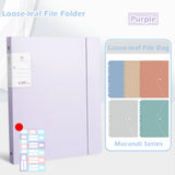 Multi-functional Loose-leaf Design File Folder Set PP Waterproof Test Paper Storage Clip Document Organizer School Office