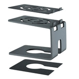 Desktop Speaker Stand Sturdy Metal Non Slip Hollow Design Studio Monitor Stand Studio Speaker Stand Speaker Amplifier Stand