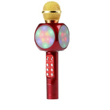 WS1816 Wireless Karaoke Microphone Bluetooth Handheld Speaker Home Birthday Party Player with LED Lights for Kids Singing