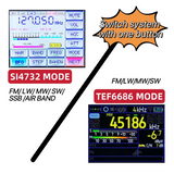 ESP32 ESP138 SI4732 TEF6686 Dual Mode FM AM SSB Full Band AIR Band Receiver Handheld Radio 2 In 1