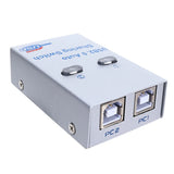 USB 2.0 splitter auto Sharing Switch For 2 PC Computer Printers 2 Port Hub switcher 2 hosts share one printer USB sharer