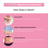 EMS Muscle Stimulation Mini Heating Massager TENS Unit Menstrual Heat Pad Patch Heating Pad for Women Periods Menstrual Cramps