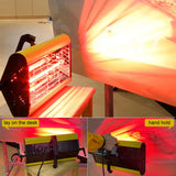 Ranlraka Car Body Shortwave Infrared Curing Lamp Paint Spray Booth Drying Lamp 1200W AC 110/220-240V Aluminium Steel
