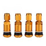 4pcs Auto Tubeless Tire Valve Stems Dust Caps Car Tire Air Valve Wheel Stems Automotive Replacement Parts