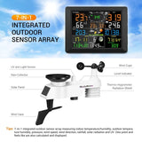 WiFi Weather Station Internet Cloud Wireless Thermometer Hygrometer Rainfall UV Index Sunlight Wind Speed Gauge Weather Forecast