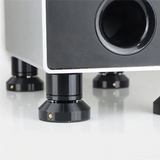 Speaker Isolation Stand Lead Alloy Adjustable Tray Pad  Ball Foot Speaker Stand Isolation Feet Spike Black Easy Install