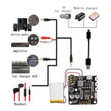 10PCS BT5.0 PRO Audio Receiver Board MP3 Lossless Decoder Player Board With Housing 3.7-5V Wireless Stereo Music Module