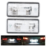 Pair of License Plate Light 8E0807430A 8E0807430B Fit for Audi A3 A4 A5 A6 C6 A8 D3 Q7 RS4 2001-2008