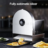 Fully Automatic Slicer Electric Vegetable Cutter Simple Machine For Home Commercial Kitchen Slice Fruit Adjustable Lemon potato