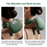 Electric Neck And Shoulder Muscle Massager Wireless Shoulder And Back Kneading Massage Shawl Neck masajeador Relax back Relie