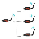 100M Wireless Wifi HDMI Extender Audio Video Transmitter Receiver TV Stick Display Adapter for Computer Laptop PC TV Projector