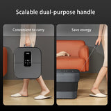 Portable Shiatsu Electric Foot Spa Massager with Heating and Vibrating Feature for Home Use