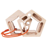 Rock Climbing Hangboard – Finger & Forearm Strength Training Tool for Bouldering, Mountaineering & Outdoor Fitness