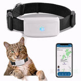 TK911 GPS Tracker Collar，use a 2G SIM card for 850 / 900 / 1800 / 1900MHz, Dog Cat Tracking Collar  , Bag Packing, no Box