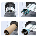 V5pro Electric Label Rewinder Adjustable Speed Synchronized Tension Control for Barcode Labels