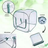 2025 New Insulated Plant Shelter for Outdoor Gardens Transparent PVC Materials with Reinforced Steel Structure Winter Proof