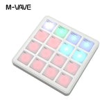 M-VAVE Pocket MIDI Pad, Portable DJ Music RGB Arranger, Keyboard Controller