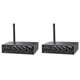 2X Bluetooth Audio Receiver Adapter 5.3 Player U Disk Microphone Amplifier Audio Speaker Converter With Remote Control