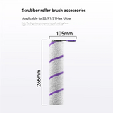 For Narwal S1/S2 F1/S1 Max Ultra/S3 Island/O3 Ultra Vacuum Cleaner Replacement Part- Soft Lint Roller Brush